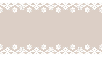 シンプルな氷の結晶モチーフ上下フレーム⭐︎