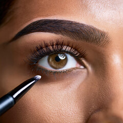 Masterful Eyebrow Grooming Close-Up Artistry