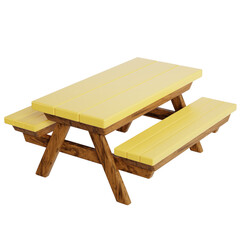 Sturdy Wooden Camping Table