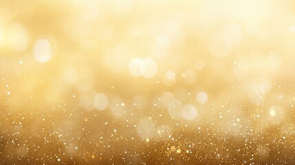 Sparkling Gold Glitter Background for Festive Themes