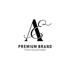 Modern Creative AE Logo Design. icon initial Based Monogram and Letters in Luxury vector