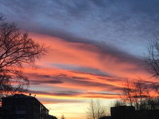 fire in the sky