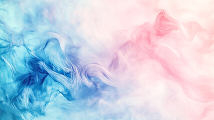 Abstract Blue Pastel Watercolor: Artistic Dye and Paint Effects for Fashionable Watercolour Design Prints background 