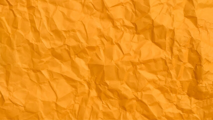 Yellow recycled craft paper texture as background. Yellow paper texture. Pattern rough art creased