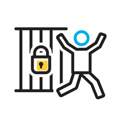 Vector multicolor icon for Freedom