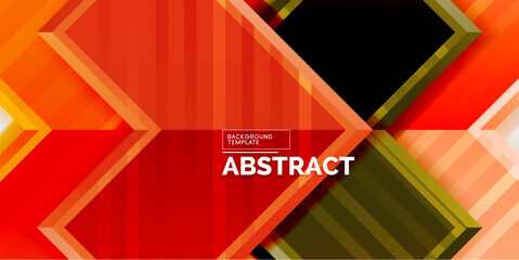 Arrow symbols created with 3d effects and line texture geometric abstract background