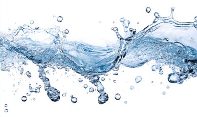  Clean water flowing through 