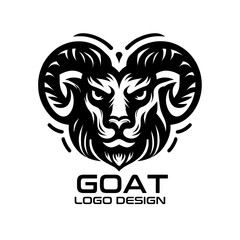 Goat Vector Logo Design