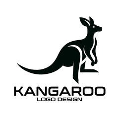 Kangaroo Vector Logo Design