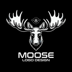 Moose Vector Logo Design