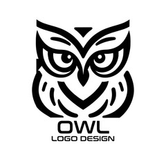 Owl Vector Logo Design