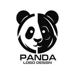 Panda Vector Logo Design
