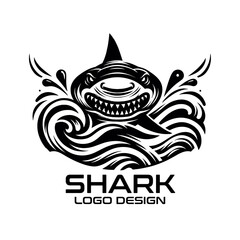 Shark Vector Logo Design