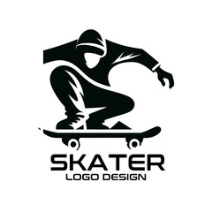 Skater Vector Logo Design