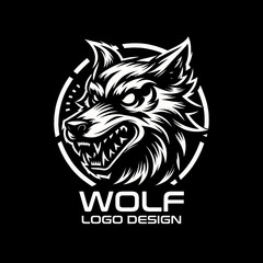 Wolf Vector Logo Design