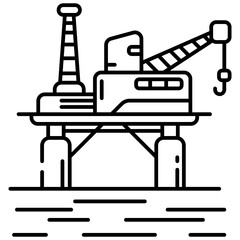 Oil Platform Icon