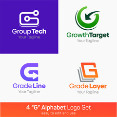 Alphabet Logo Template Set. Good for Business, Agency, Community and Organization