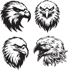 Eagle Vector icon set 