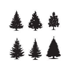 Celebration Party Icons Set Black and White Design