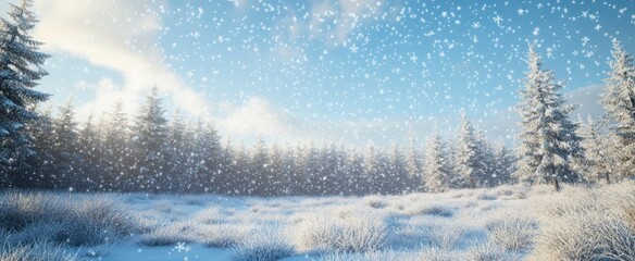 The Winter Wonderland with Snow