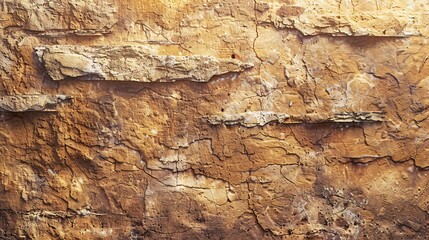 Obraz premium 3D background with weathered sandstone texture and layered surface