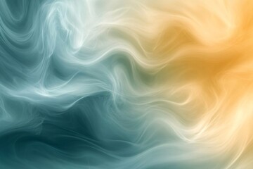 Obraz premium Abstract Flowing Lines in Soft Colors - Dreamy Digital Art