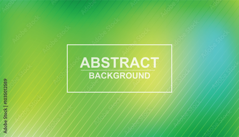 Fototapete green gradient background with with diagonal lines, green tones vector design. abstract gradient bac