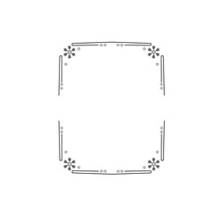 snowflake frame