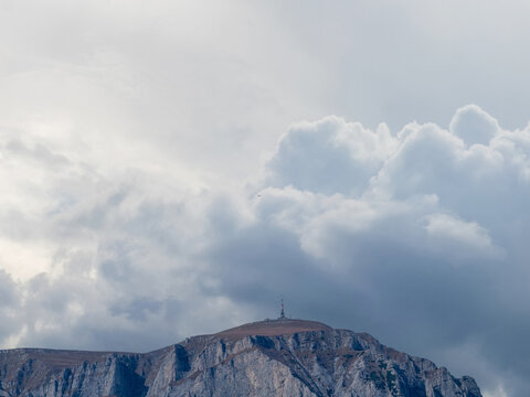 Costila peak in Bucegi mountains, Romania