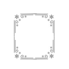 snowflake frame