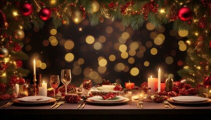 christmas decoration with candles