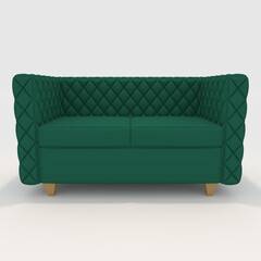 3d render Sofa 2 Seater design element. Furniture Collection