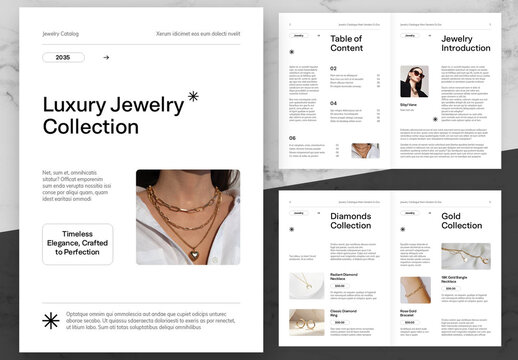 Black And White Jewelry Catalog