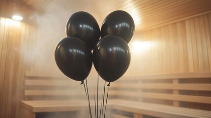 Black Balloons in the Sauna, Black Friday Spa and Wellness Special Offer