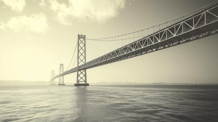 Fototapeta premium Bridge Over Calm Waters