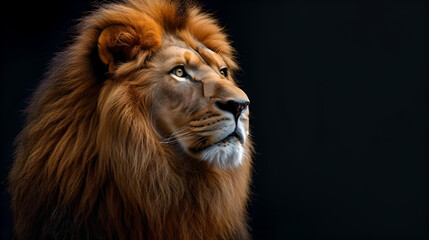 Fototapeta premium Majestic Lion Portrait
