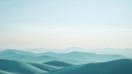 Soft Gradient Minimalist Landscapes