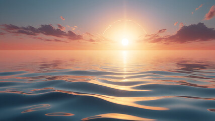 Fototapeta premium sunrise over the sea