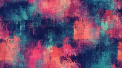 Fototapeta premium Seamless grunge pattern featuring a distressed background and watercolor effect Suitable for textile prints including bed linen jackets packaging designs fabrics and fashion concepts