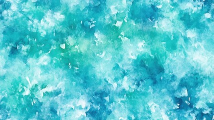 Obraz premium Aquamarine dye artwork featuring a fantasy texture with seamless tie dye patterns Turquoise mint textile showcasing beautiful hand drawn fabric Organic aquarelle with vibrant acrylic paint effects