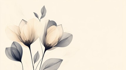 Obraz premium Ethereal Floral Art