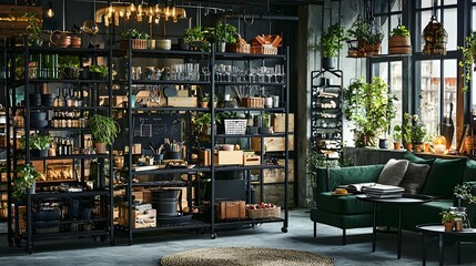 Compact and Organized Home Office Space with Thoughtful Storage and Workspace Solutions for Increased Productivity and Minimalist Design