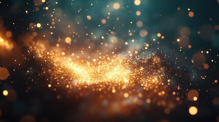 Fototapeta premium Abstract background featuring sparkling fireworks