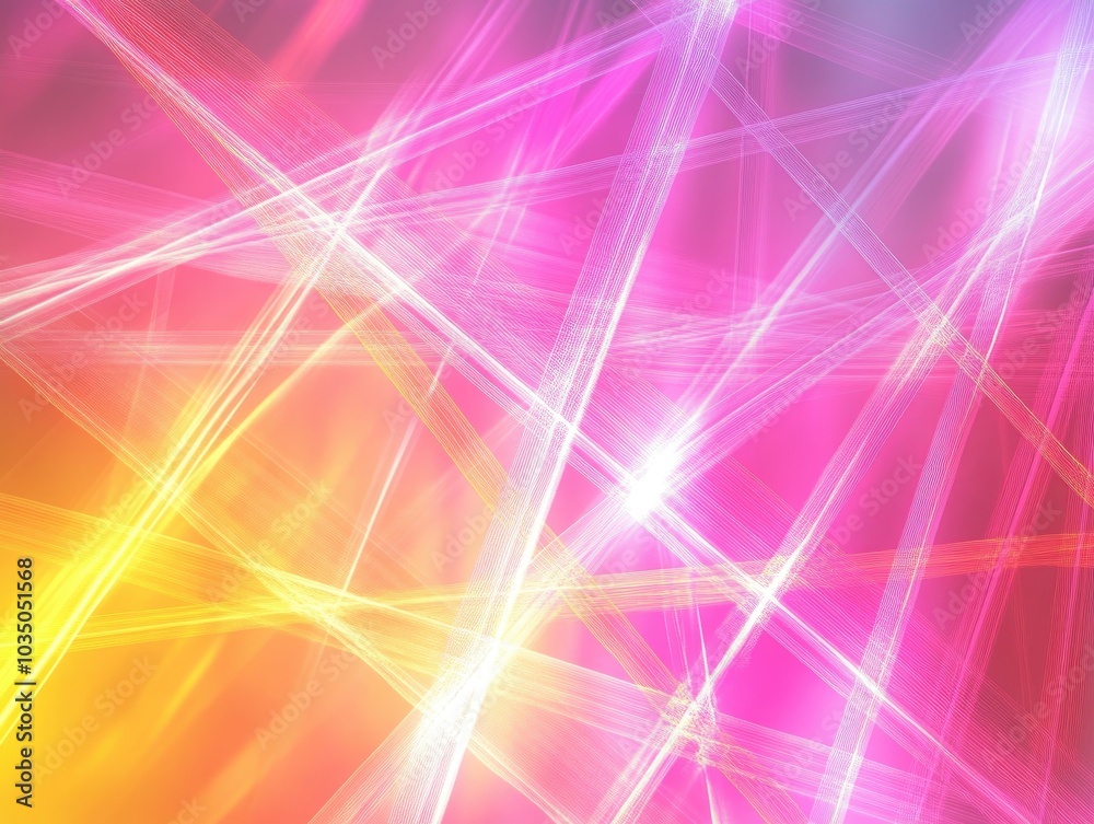 Poster multicolored laser light abstract background for design and pattern creation