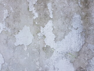 Grunge banner background from gray decorative stucco plaster pattern for architectural decoration