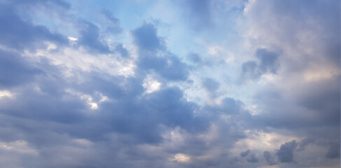 Fototapeta premium Perfect sky with clouds, nature background