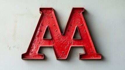 Letter A Sculpture