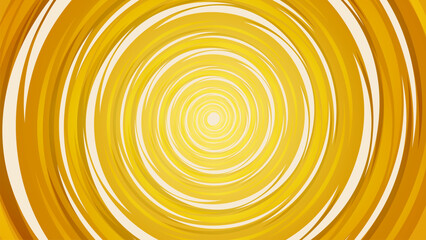 Yellow hole light vortex, spiral abstract background