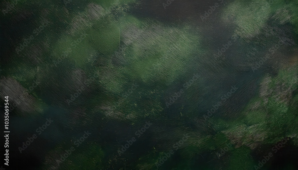 Poster Textured Forest Green Canvas with Subtle Brush Strokes. Nature Inspired Abstract Background for Elegant Poster or Banner Design with Atmospheric Depth and Ample Copy Space for Text or Branding