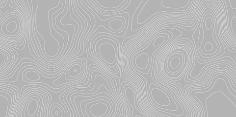 Abstract topographic map concept with seamless ornament design space your topography and geography map grid abstract backdrop, map line of topography vector contour topographic grey map background.